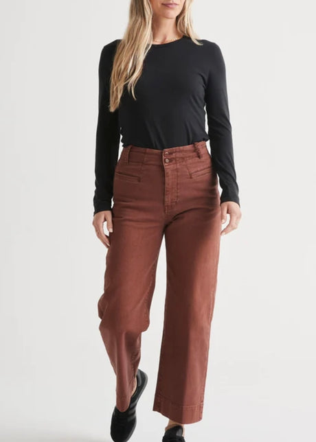 LuxTwill High Rise Trouser