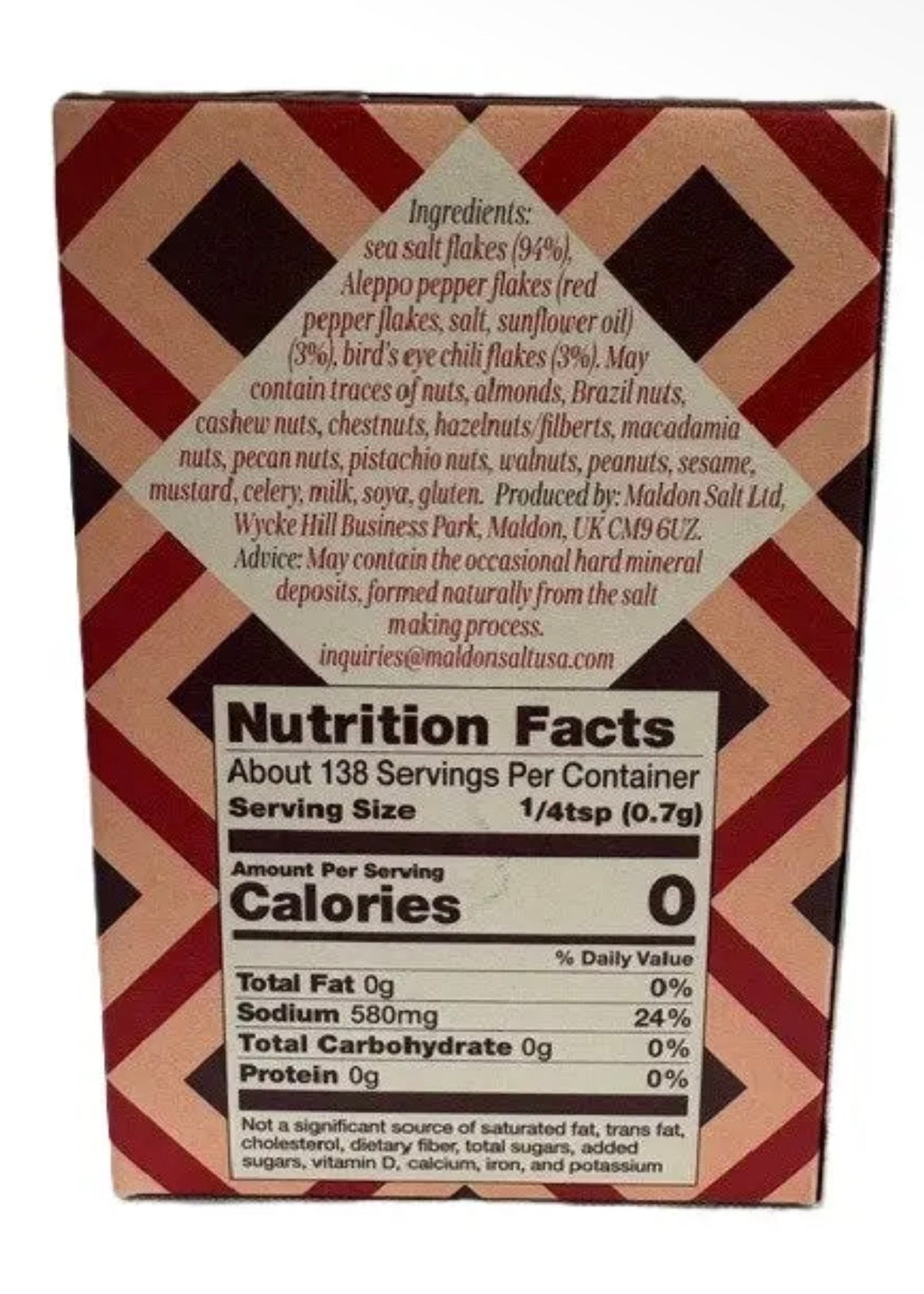 Maldon Chilli Sea Salt 3.5 oz