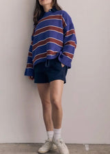 Classic Contrast Striped Sweater