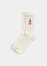Jaquard Crew Sock