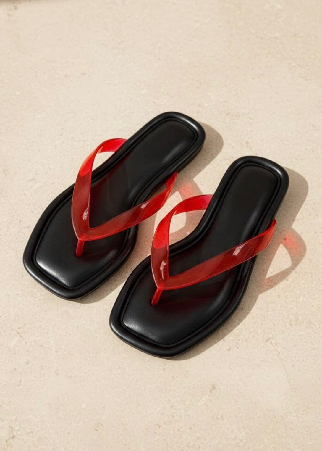 Veronica Two-Tone Flip Flops