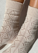 Modal Eyelet Socks