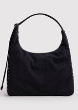 Nylon Shoulder Bag - Studs