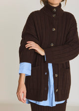 Ribbed Knit Cardigan