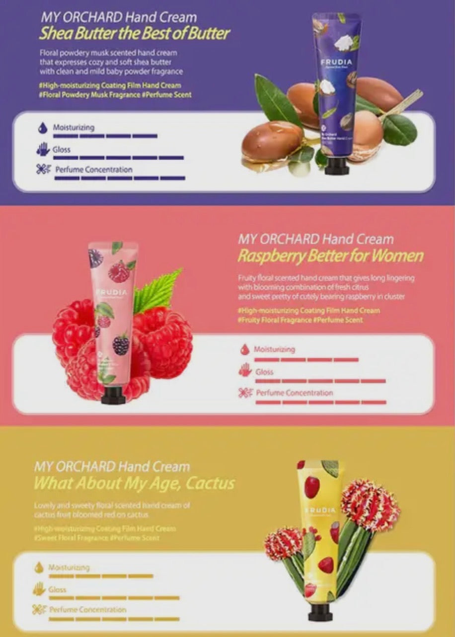 Fruida My Orchard Hand Cream Gift Set (6 Piece)