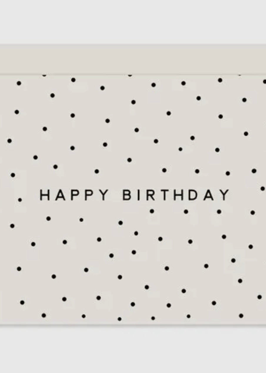 Simple Dots Birthday Card