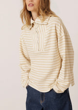 Terrycloth Sailor Half-Zip