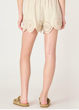 Eyelet Pull-On Shorts