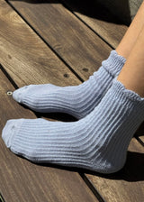 Linen Scallop Socks
