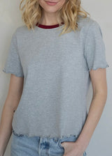 Loren Lettuce Hem T-Shirt
