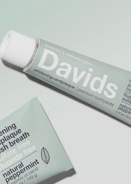 Davids Travel Size Toothpaste / Peppermint