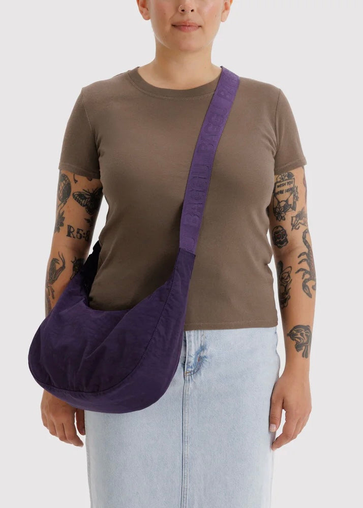 Medium Nylon Crescent Bag