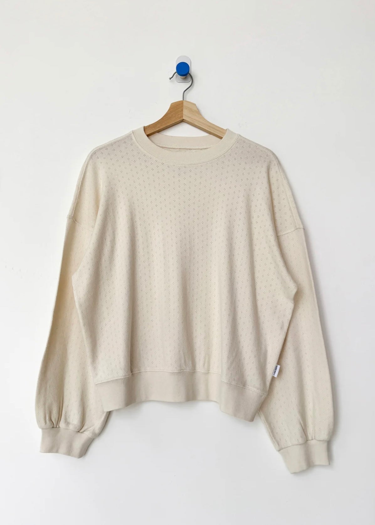 Pointelle Core Sweatshirt