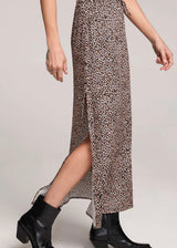 Seraphyne Leopard Midi Skirt