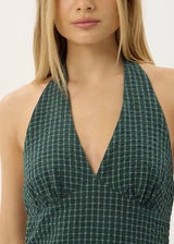 Alexa Seersucker Maxi Dress