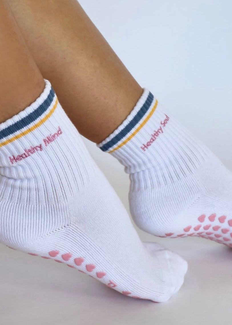 Healthy Mind + Healthy Soul Grip Socks