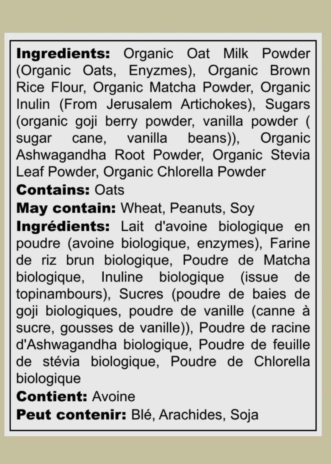 Mighty Greens Superfood Latte