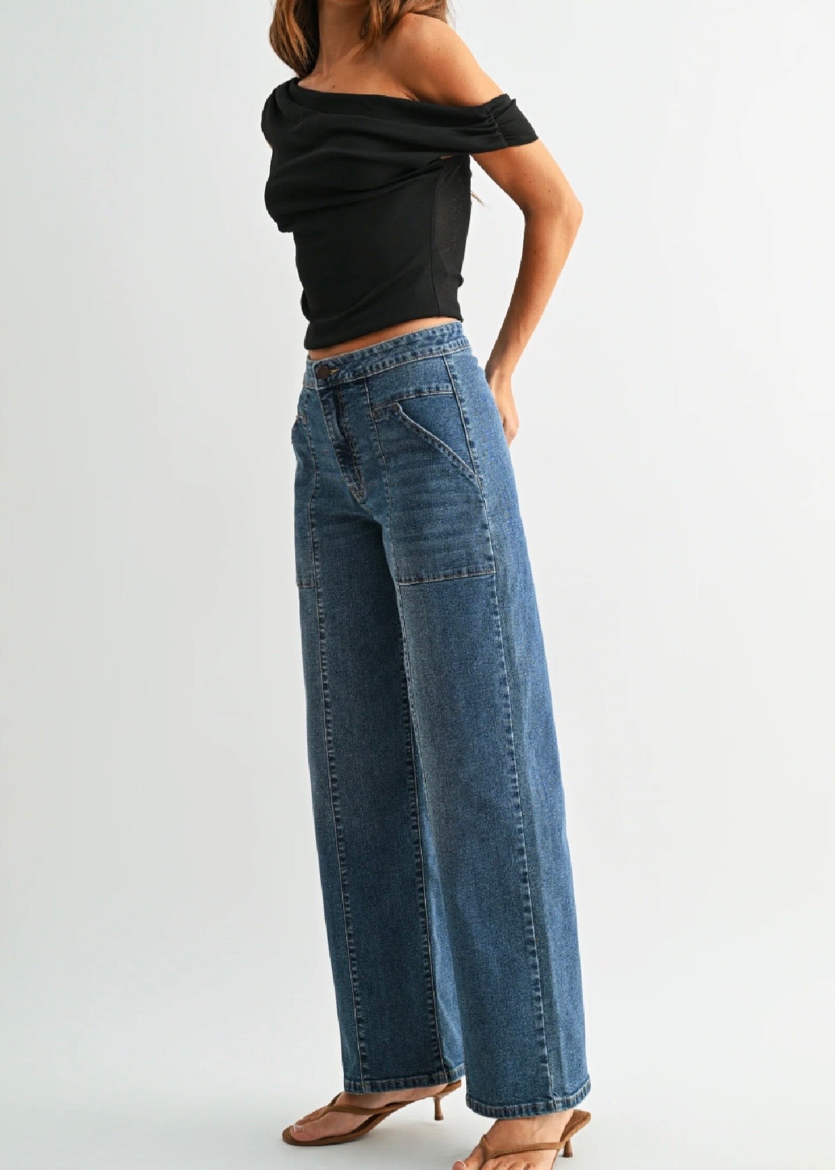 Livie Long Pocket Straight Jean
