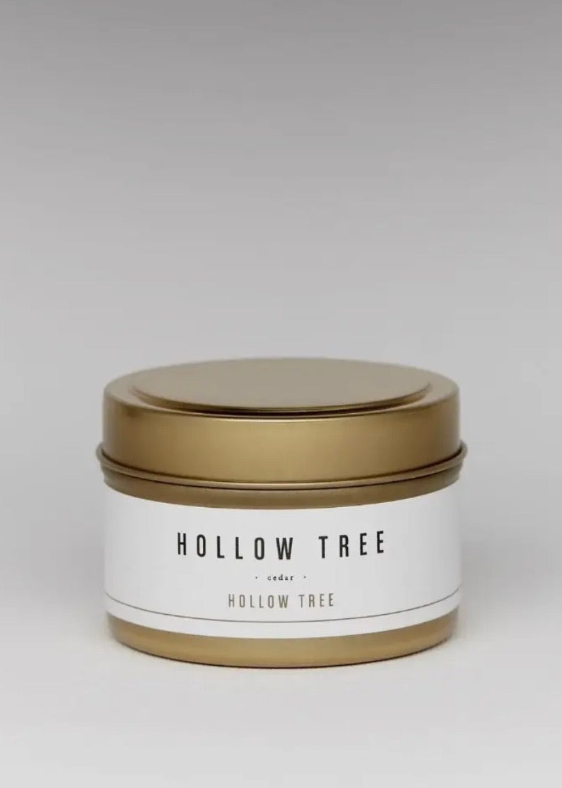 Hollow Tree Candle Tin - 4 oz