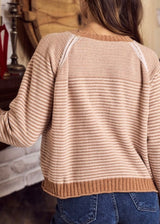 Chenille Stripe Sweater
