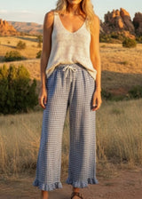 Penny Ruffle Hem Pants