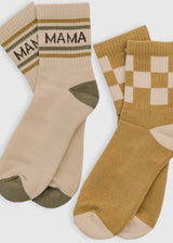 Checkered & Mama Stripe 2-pack