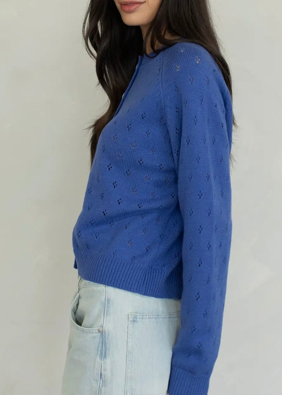 Dara Pointelle Cardigan