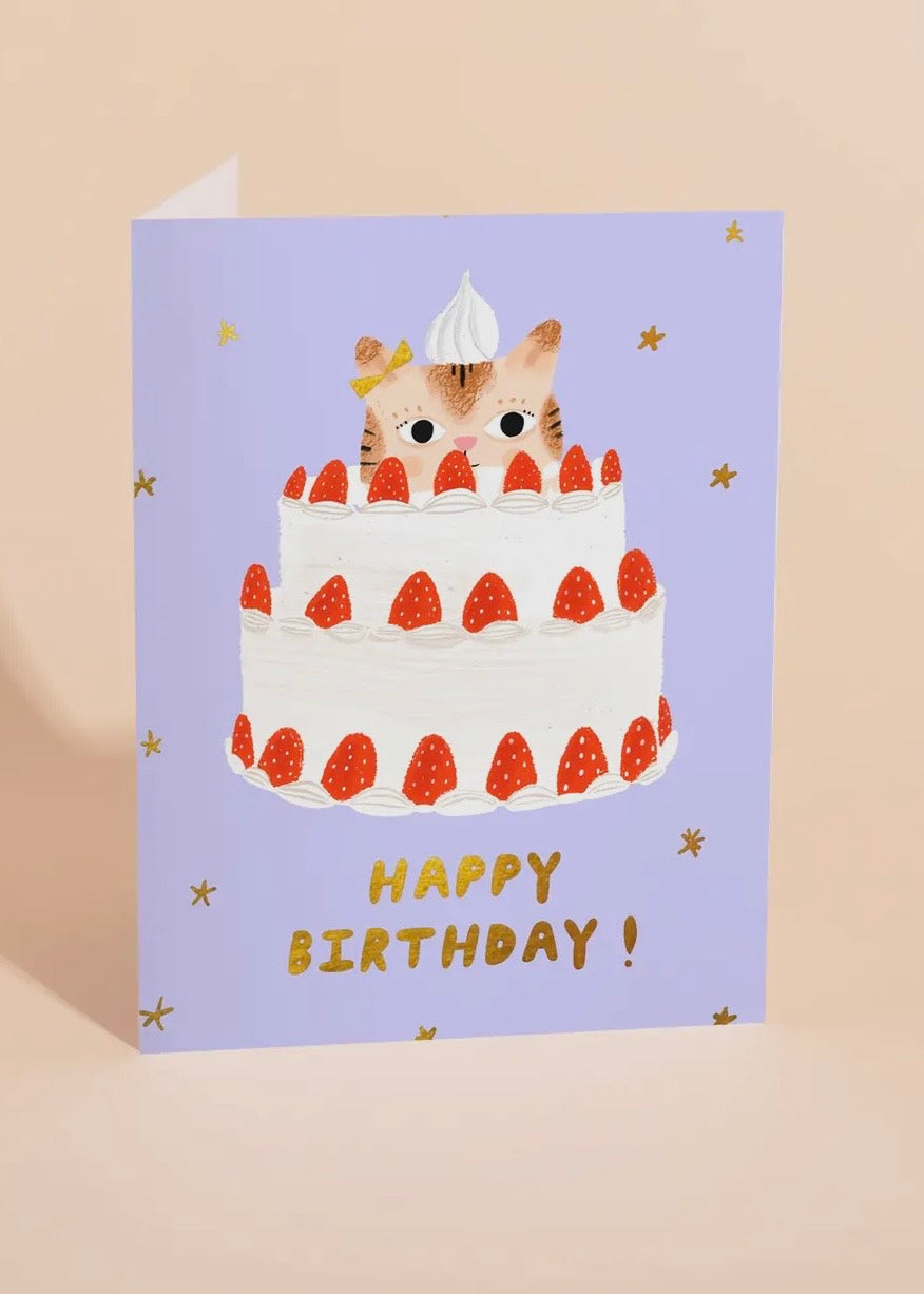 Kitty Cake Card