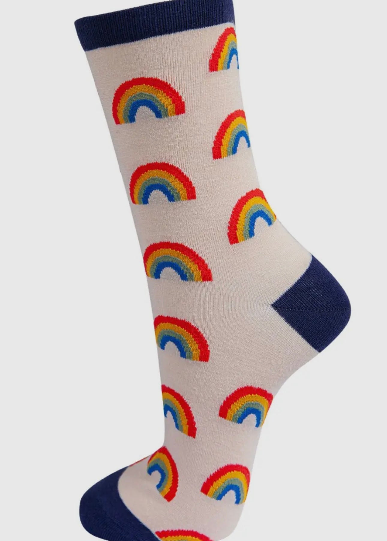 Rainbow Socks – Red Ribbon