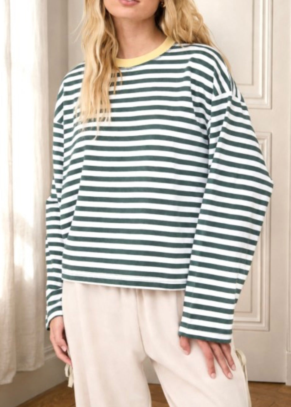 Stevie Stripe Top