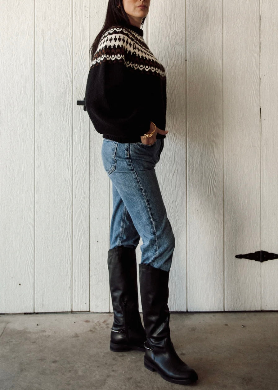 Fair Isle Jacquard Sweater