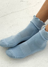 Ruffled Hugger Crew Socks