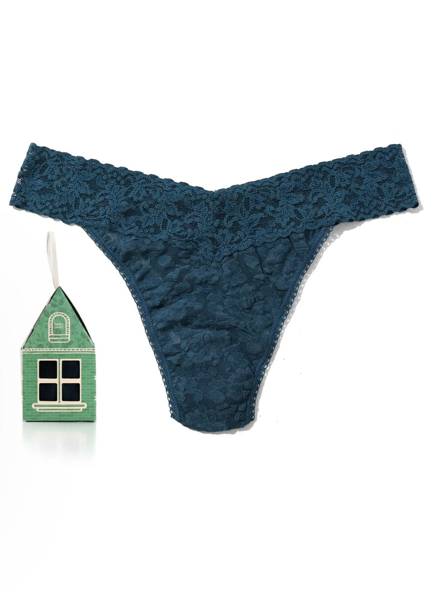 Signature Lace® Gingerbread House Deep Waters Blue