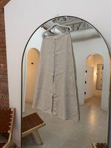 A.Ren Linen Button-Front Skirt