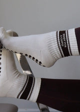 Ready For A Coffee Grip Socks
