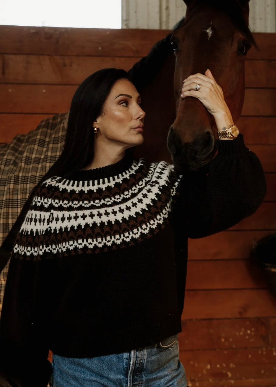 Fair Isle Jacquard Sweater