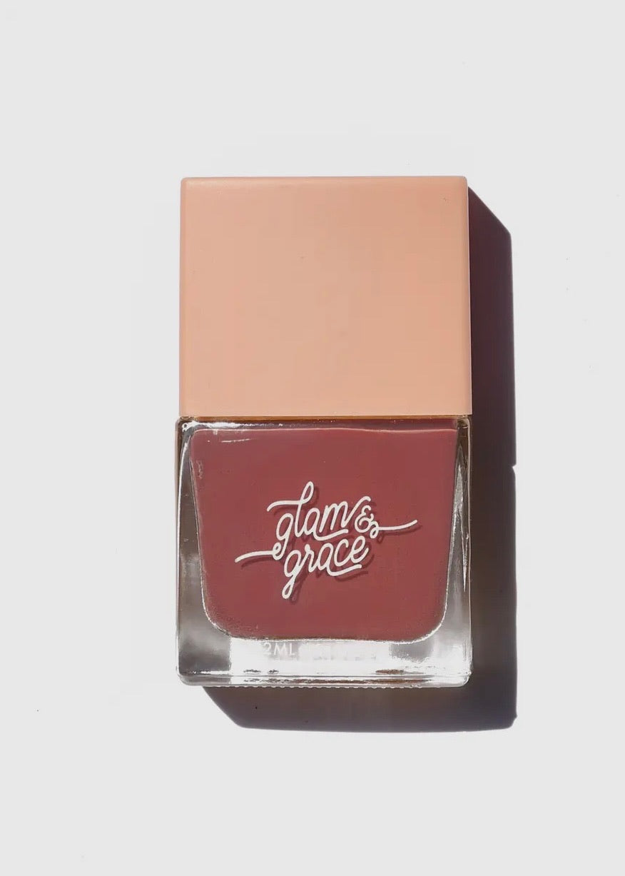 Muted Red Nail Polish