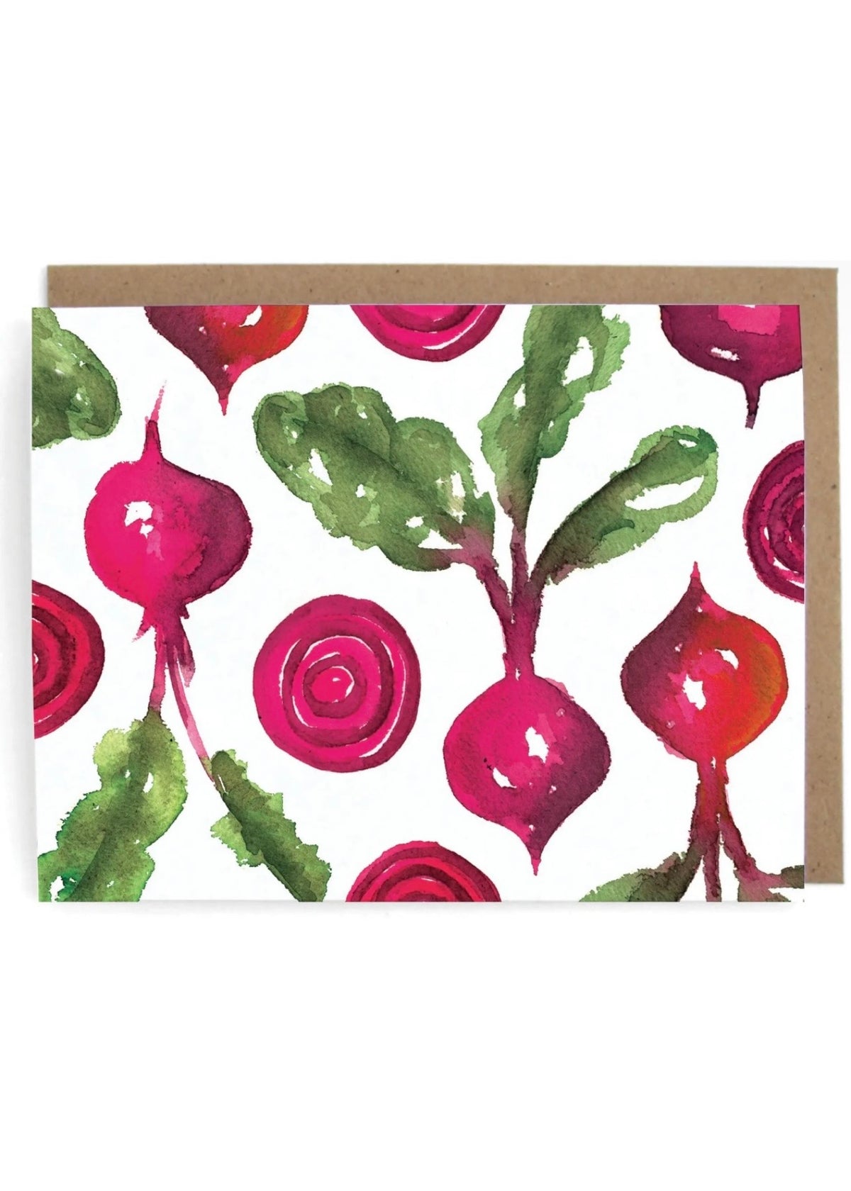 Beets Watercolor Card