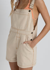 Willa Stripe Short Overall