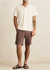 Worn Path Textured Linen Short