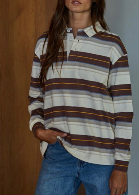 Perry Stripe Polo