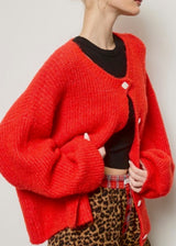 Lyra Balloon Sleeve Cardigan