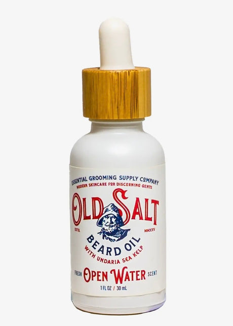 Beard Oil-Open Waters (Oakmoss + Amber) w/ Undaria Sea Kelp