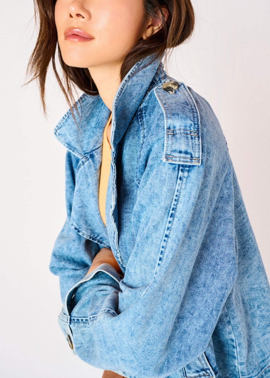 ボトムスその他 Aspesi Double Breasted Jacket In Blue Denim Double Breasted Denim Jacket – Red Ribbon