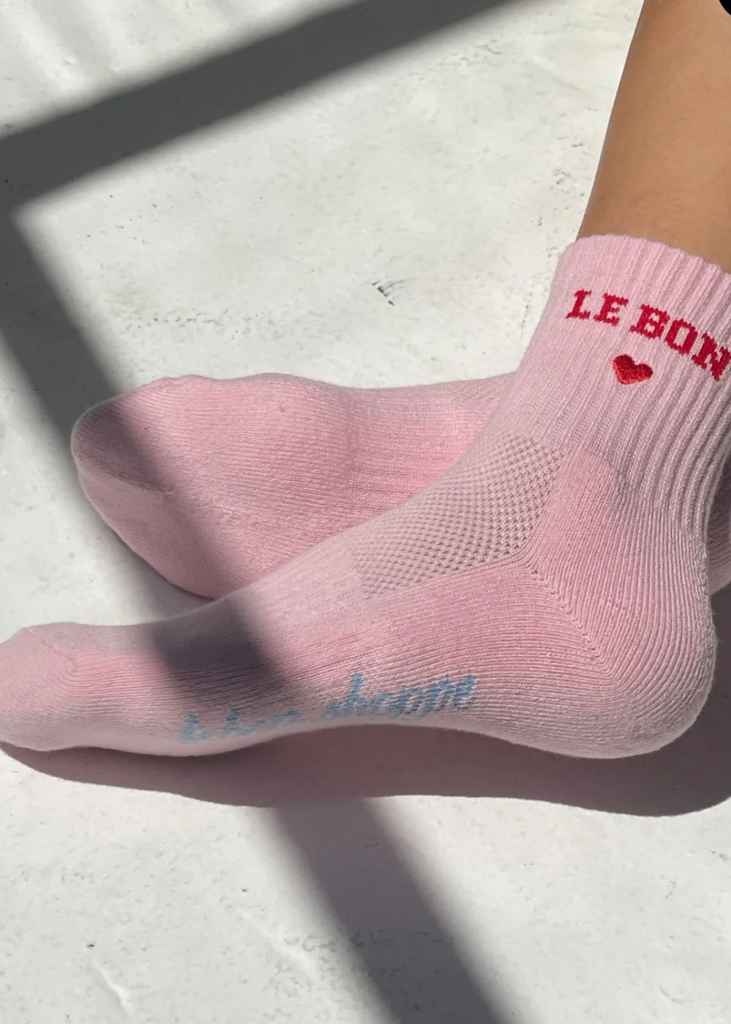 Embroidered Crew Socks