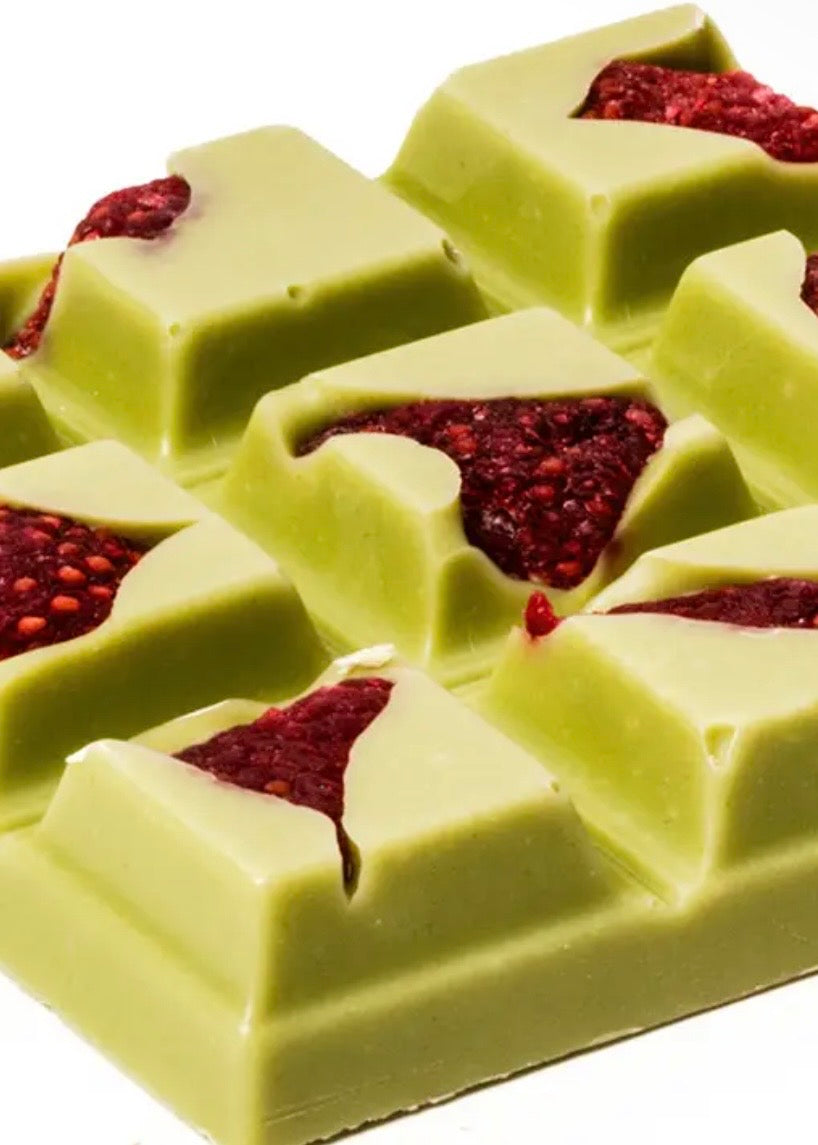 White Chocolate Matcha & Strawberry Peekaboo Bar