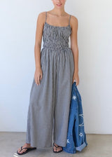 Gingham Wide Fit Jumpsuit