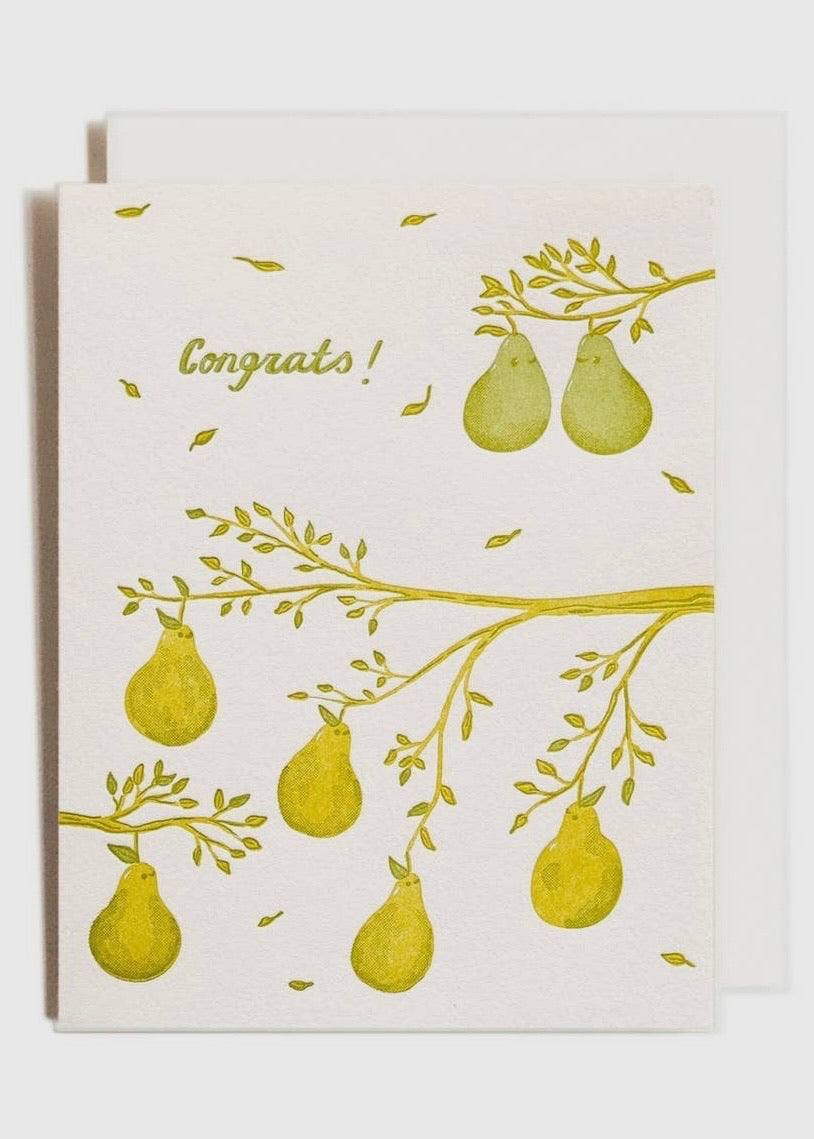 Congrats Pears Card