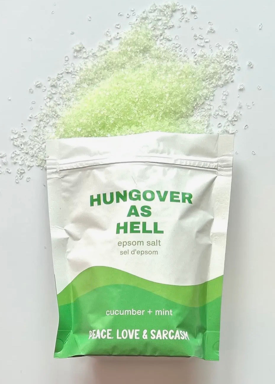 Hungover As Hell Epsom Salt Bath Soak