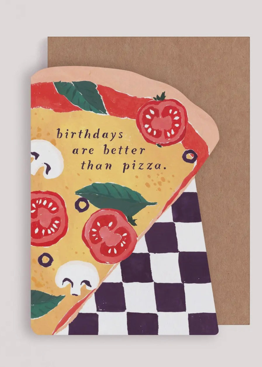 Pizza Slice Birthday Card